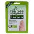 Xpel Tea Tree Tea Tree & Peppermint Deep Moisturising Foot Pack Maska na nohy pro ženy 1 ks