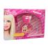 Barbie Barbie Dárková kazeta toaletní voda 100 ml + lesk na rty 2,5 ml + klíčenka