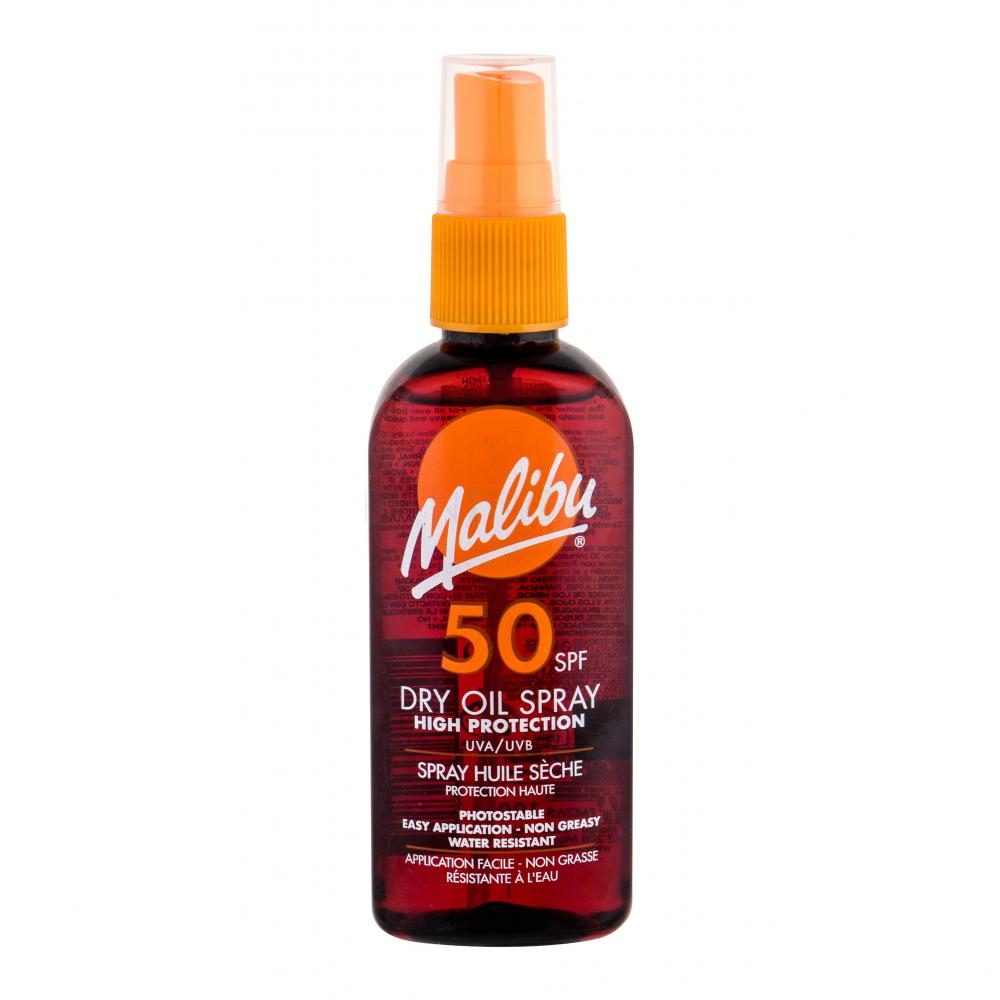 Malibu Dry Oil Spray SPF50 Opalovací přípravek na tělo pro ženy 100 ml