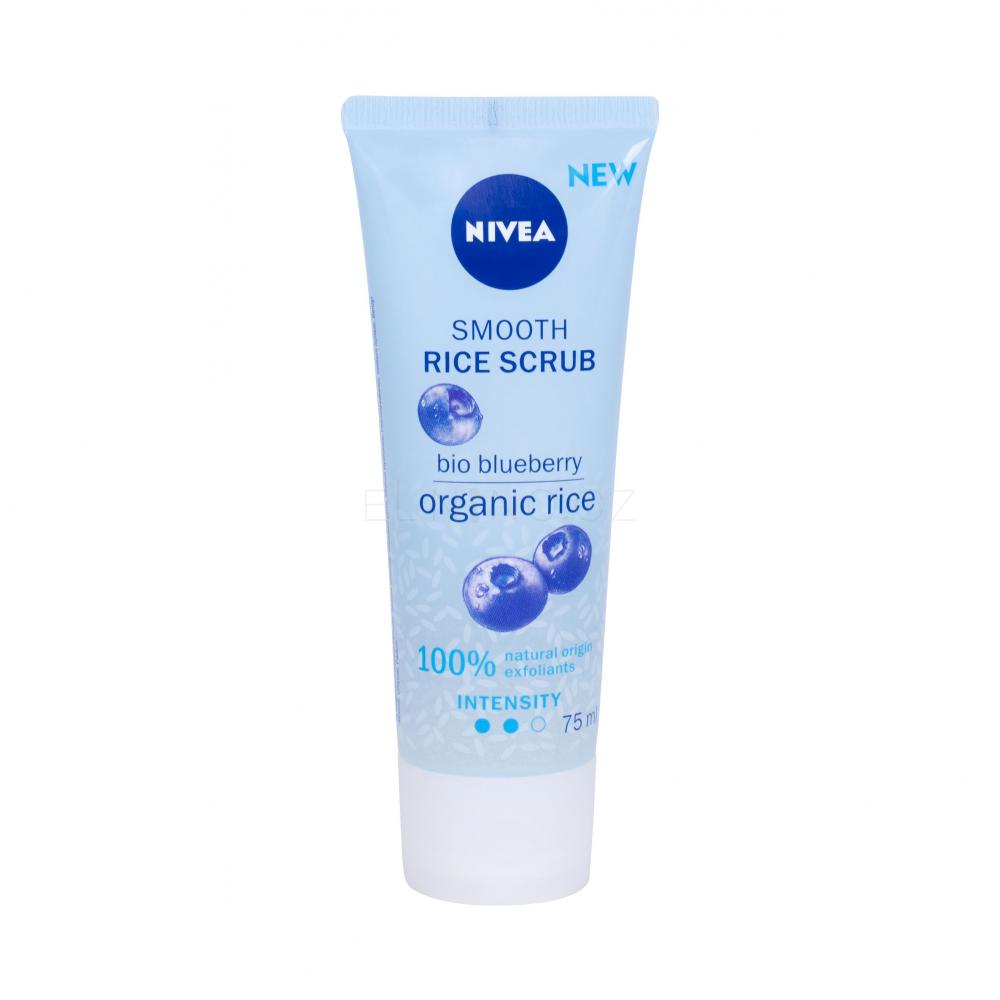 Nivea Rice Scrub Blueberry Peeling pro ženy 75 ml ELNINO.CZ