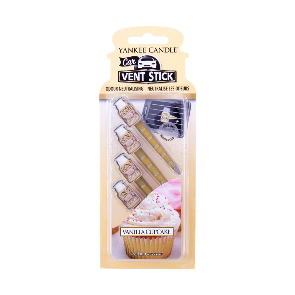 Yankee Candle Vanilla Cupcake Vent Stick Vůně do auta 4 ks ELNINO.CZ
