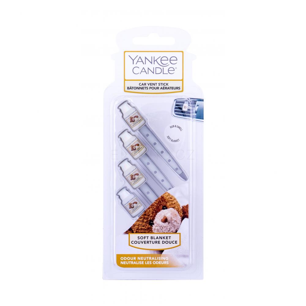 Yankee Candle Soft Blanket Vent Stick Vůně do auta 4 ks ELNINO.CZ