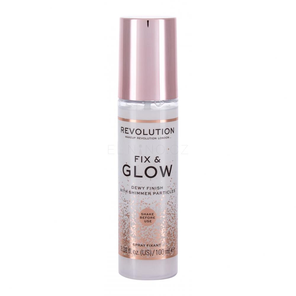 Makeup Revolution London Fix & Glow Dewy Finish Fixátor makeupu pro