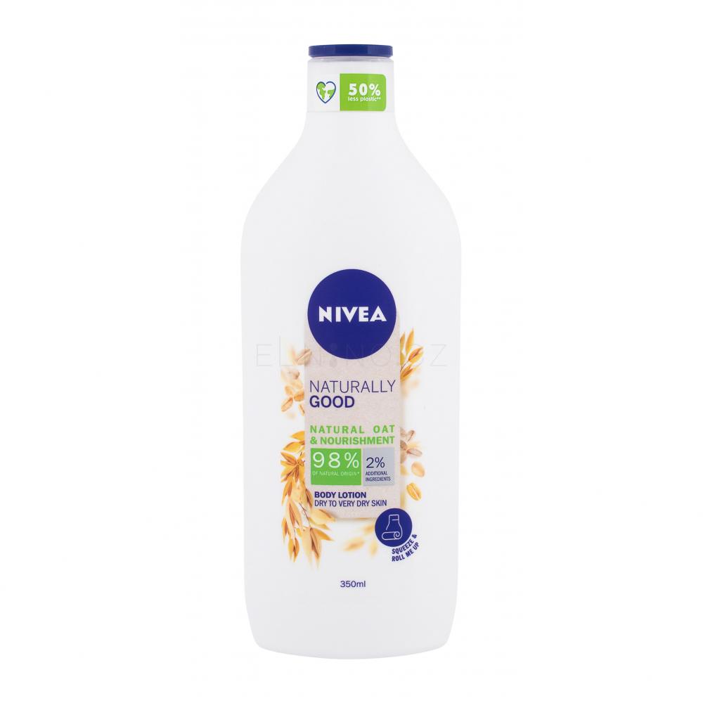 Nivea Naturally Good Natural Oat Tělové mléko pro ženy 350 ml ELNINO.CZ