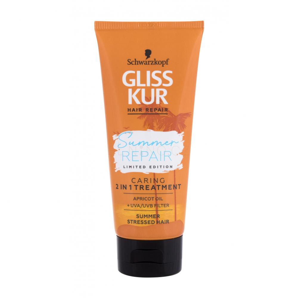 Schwarzkopf Gliss Kur Summer Repair Caring 2in1 Treatment Maska Na Vlasy Pro Zeny 100 Ml Elnino Cz