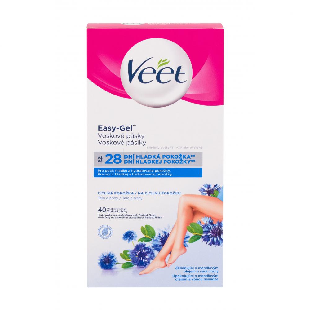 Veet EasyGel Wax Strips Body and Legs Sensitive Skin Depilační