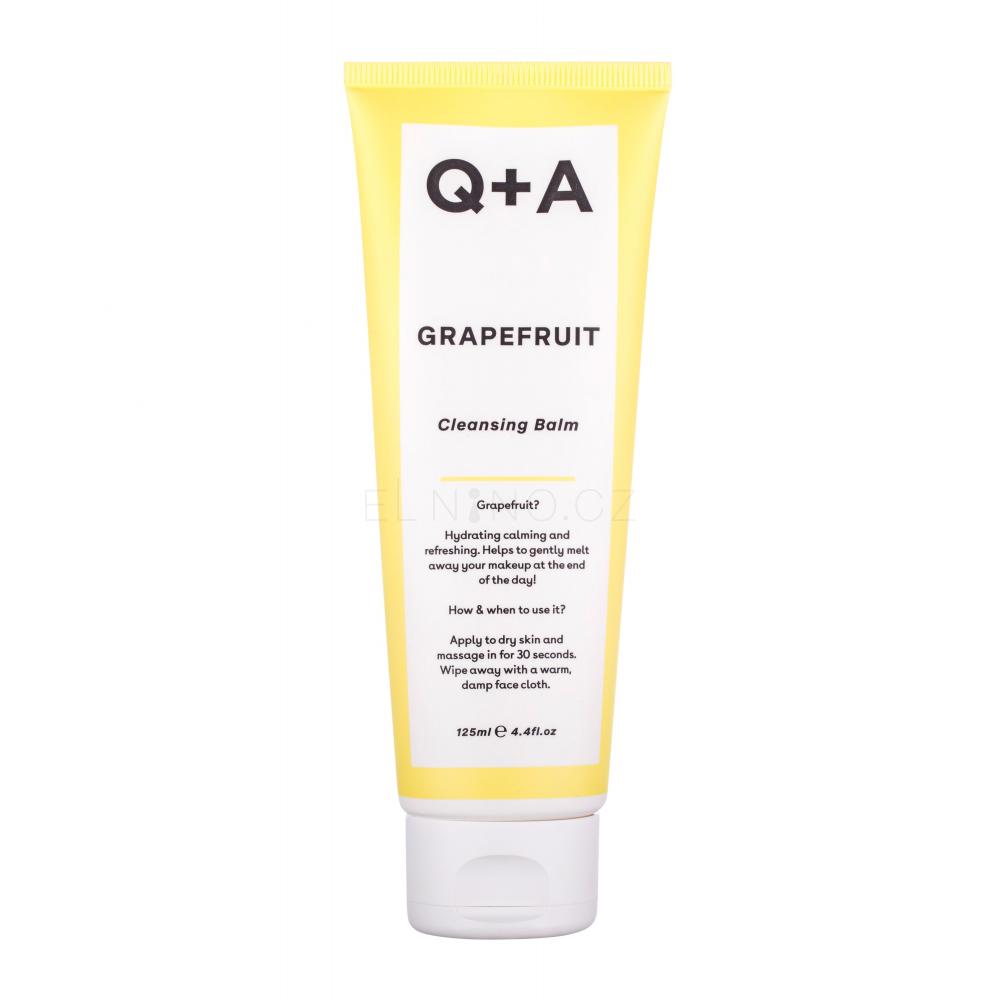 Q+A Grapefruit Cleansing Balm Čisticí gel pro ženy 125 ml ELNINO.CZ