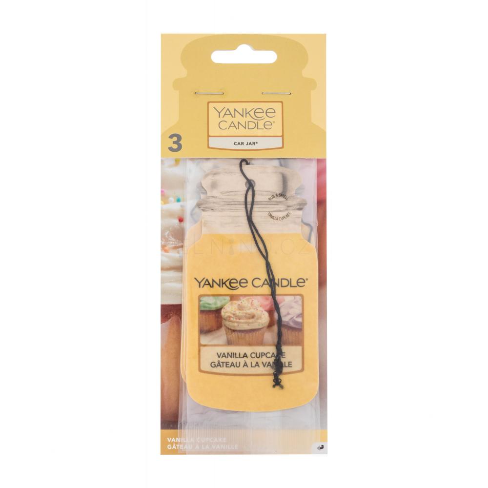 Yankee Candle Vanilla Cupcake Car Jar Vůně do auta 3 ks ELNINO.CZ