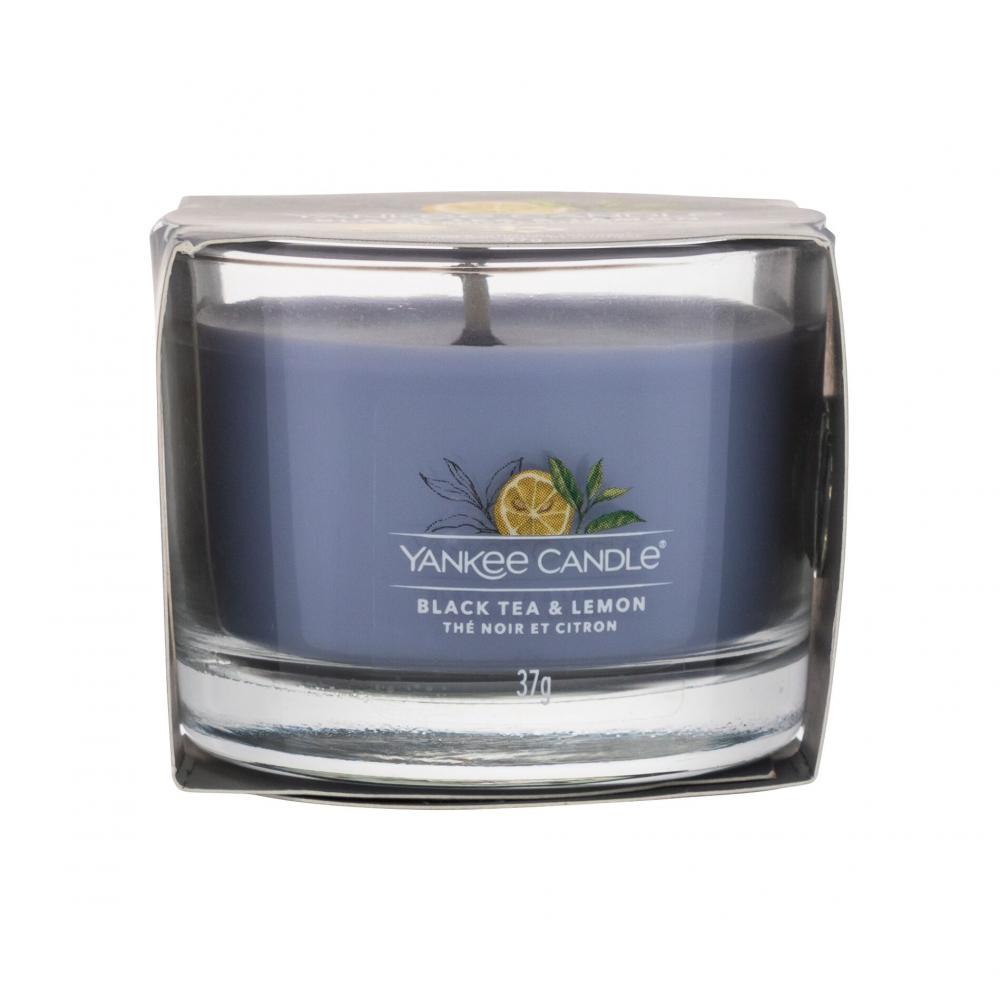 Yankee Candle Black Tea & Lemon Vonná svíčka 37 g ELNINO.CZ