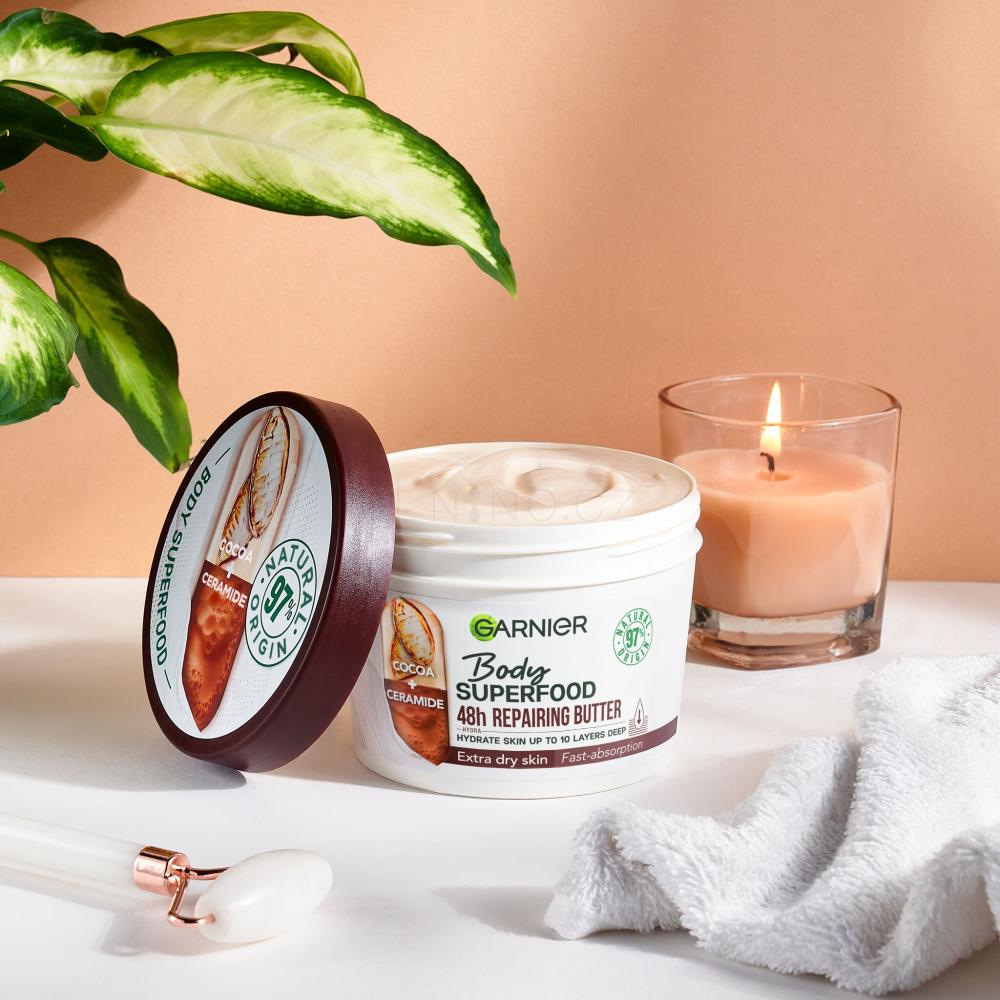 Garnier Body Superfood 48h Repairing Butter Cocoa + Ceramide Tělové
