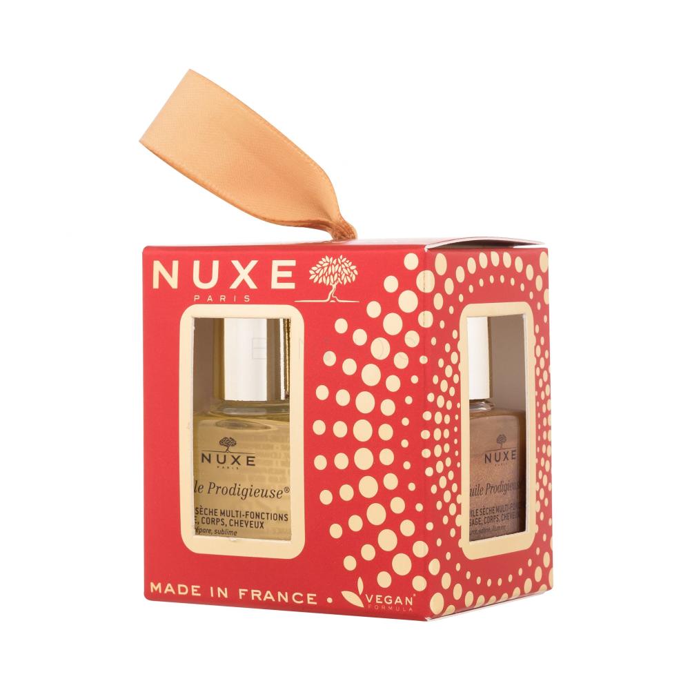 NUXE Huile Prodigieuse The 3 Prodigieux Dry Oil Set Dárková kazeta