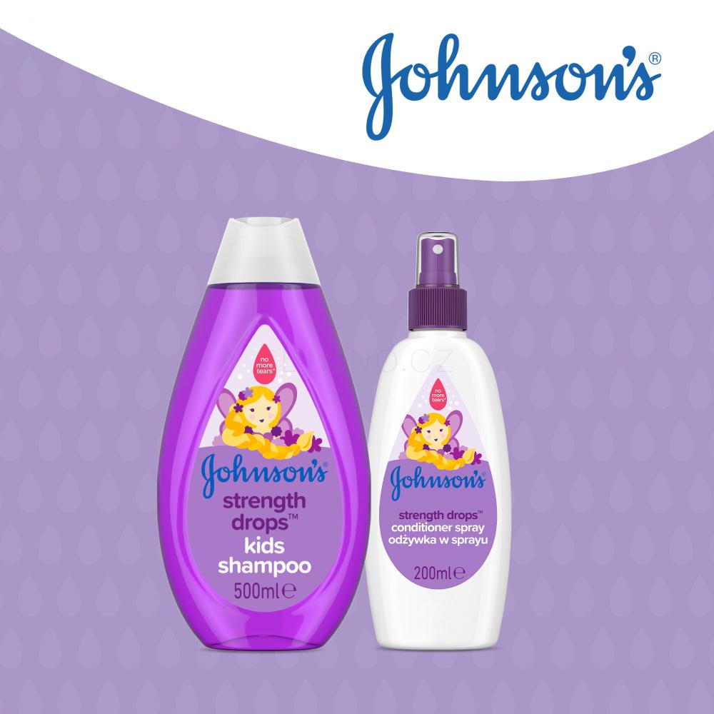 Johnson´s Strength Drops Kids Conditioner Spray Kondicionér pro děti