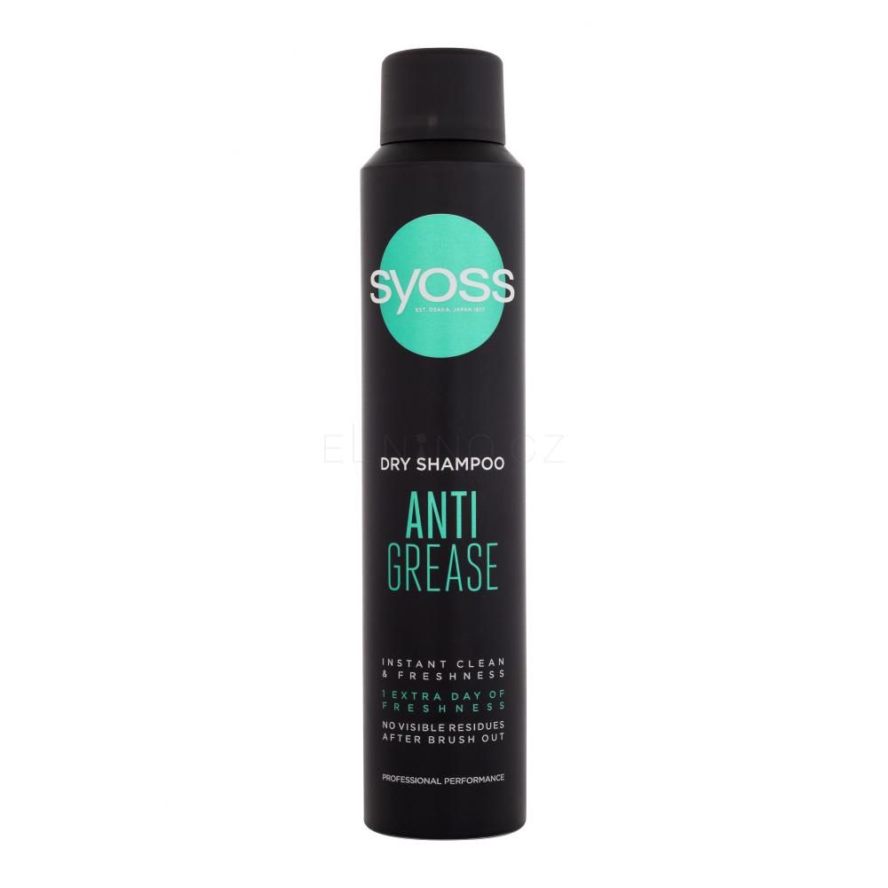 Syoss Anti Grease Dry Shampoo Suchý šampon pro ženy 200 ml ELNINO.CZ