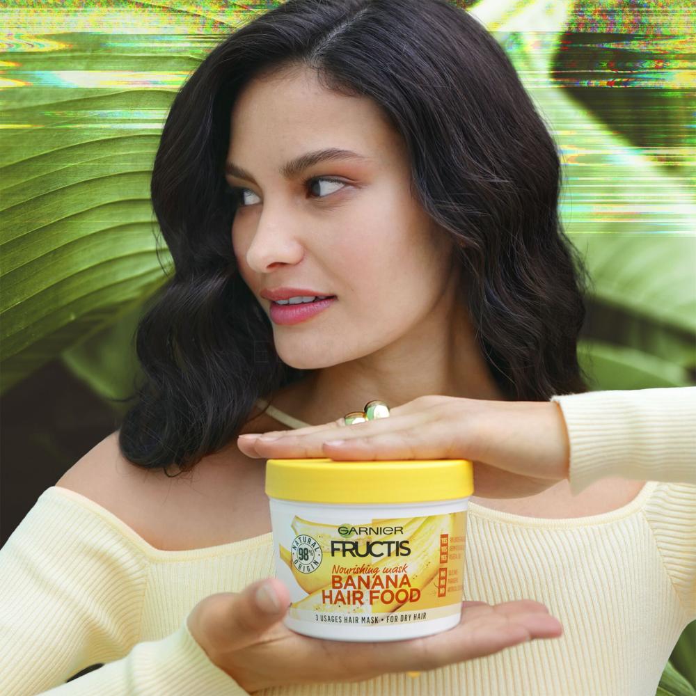 Garnier Fructis Hair Food Banana Nourishing Mask Maska na vlasy pro