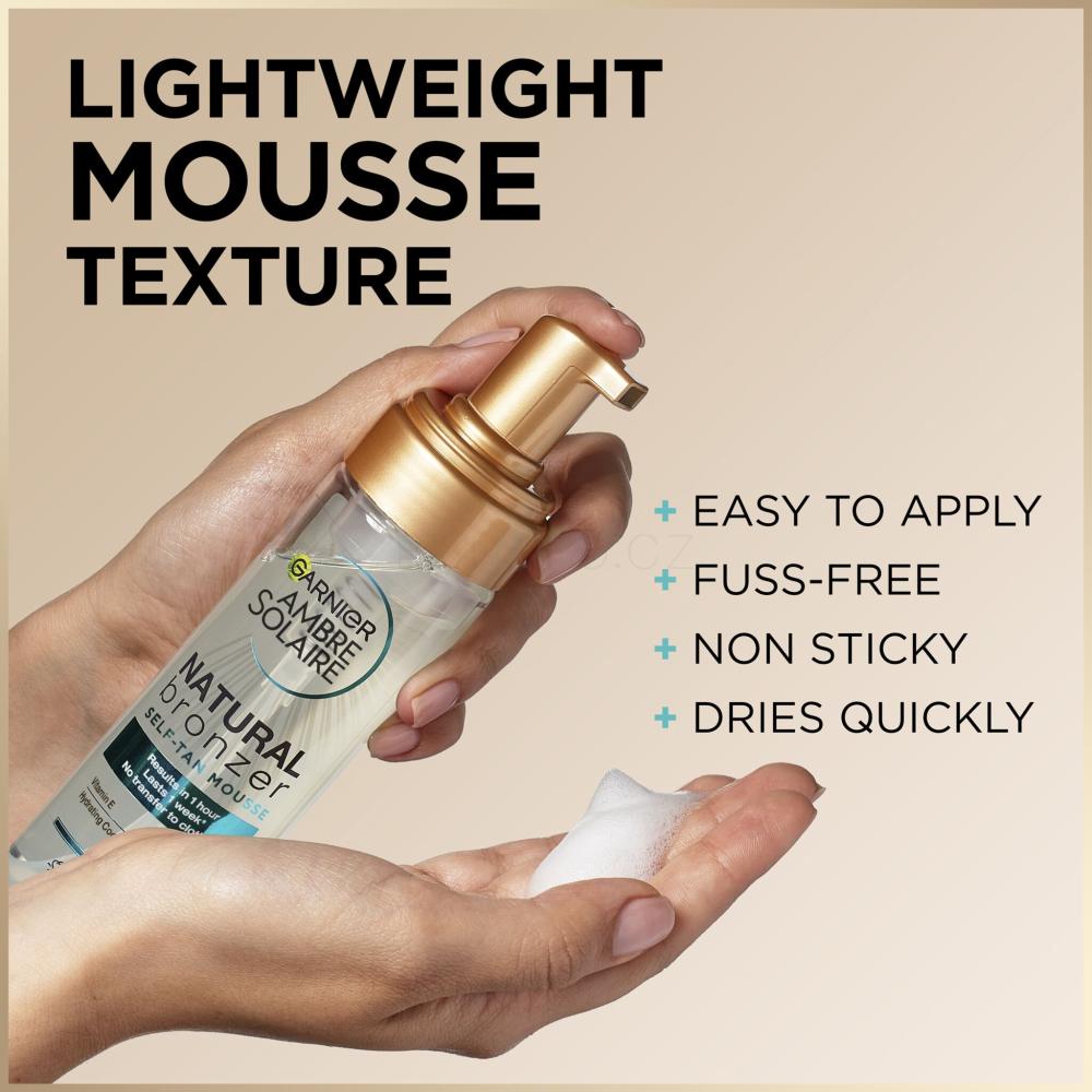 Garnier Ambre Solaire Natural Bronzer Self Tan Mousse Samoopalovací