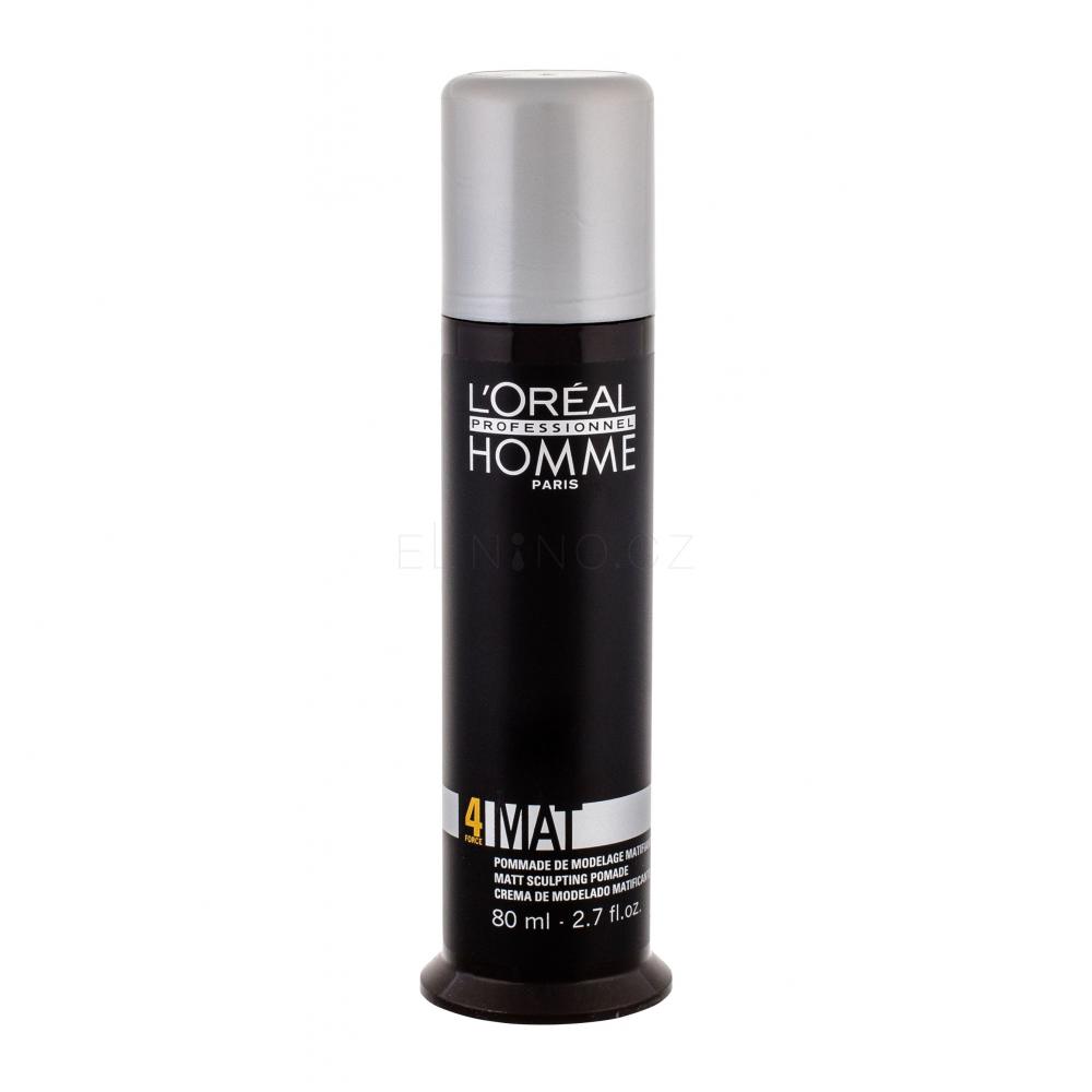 L'Oréal Professionnel Homme Mat Gel na vlasy pro muže 80 ml ELNINO.CZ