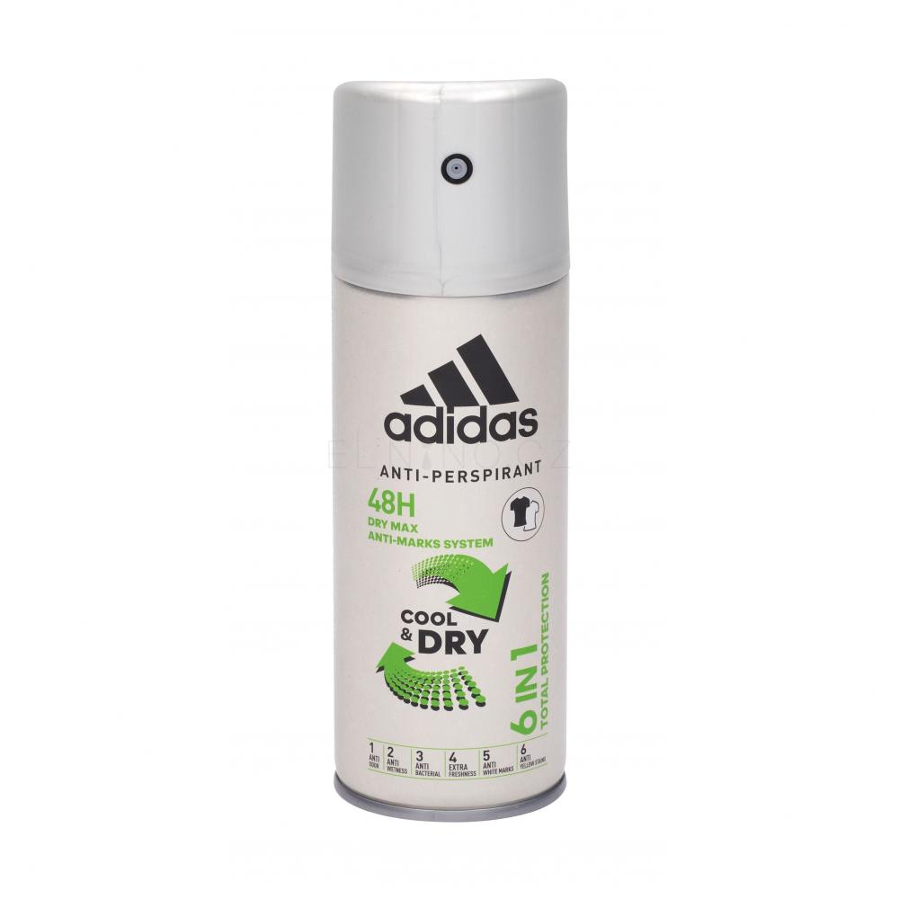 Adidas 6in1 Cool & Dry 48h Antiperspirant pro muže 150 ml ELNINO.CZ