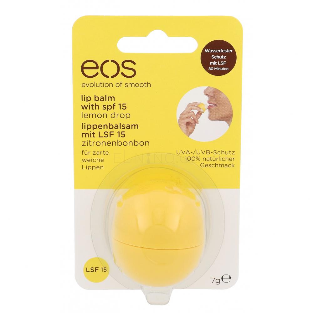 EOS Lip Balm SPF15 Balzám na rty pro ženy 7 g Odstín Lemon Drop ELNINO.CZ