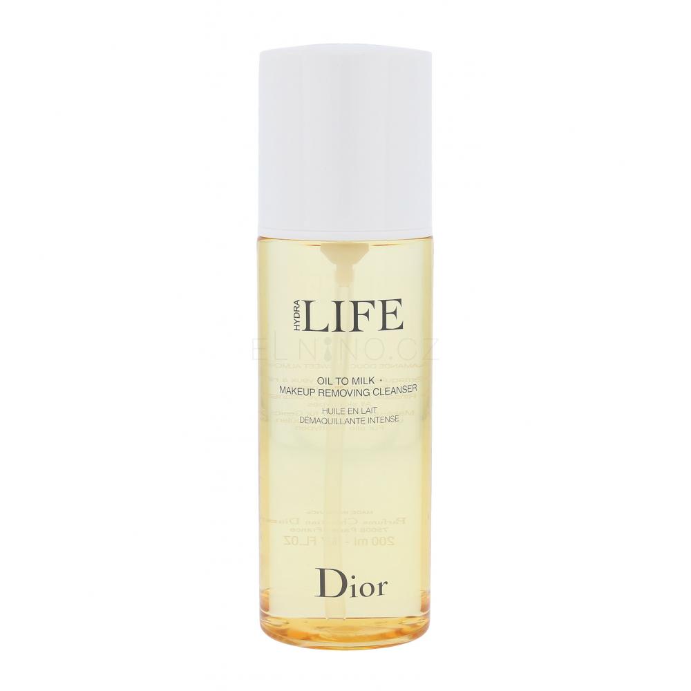 Christian Dior Hydra Life Oil To Milk Čisticí olej pro ženy 200 ml