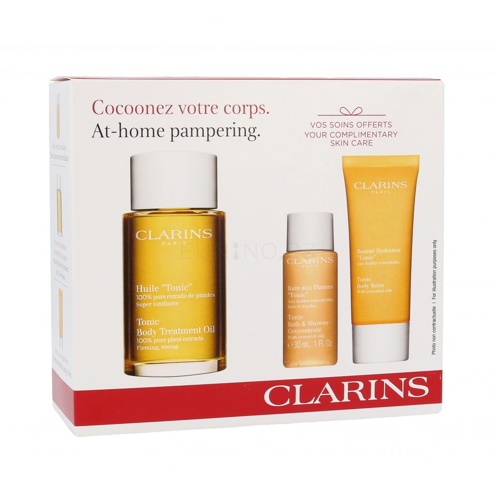 Clarins Tonic Body Treatment Oil Dárková kazeta pro ženy tělový olej