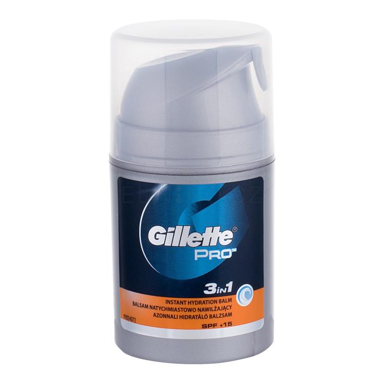 Gillette Pro 3in1 SPF15 Balzám po holení pro muže 50 ml