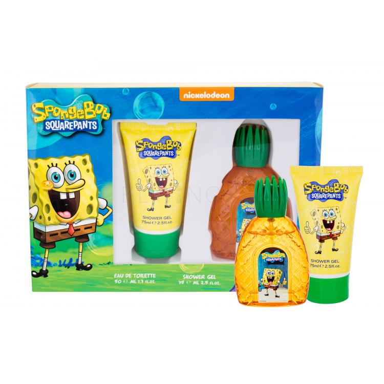 SpongeBob Squarepants SpongeBob Dárková kazeta toaletní voda 50 ml + sprchový gel 75 ml