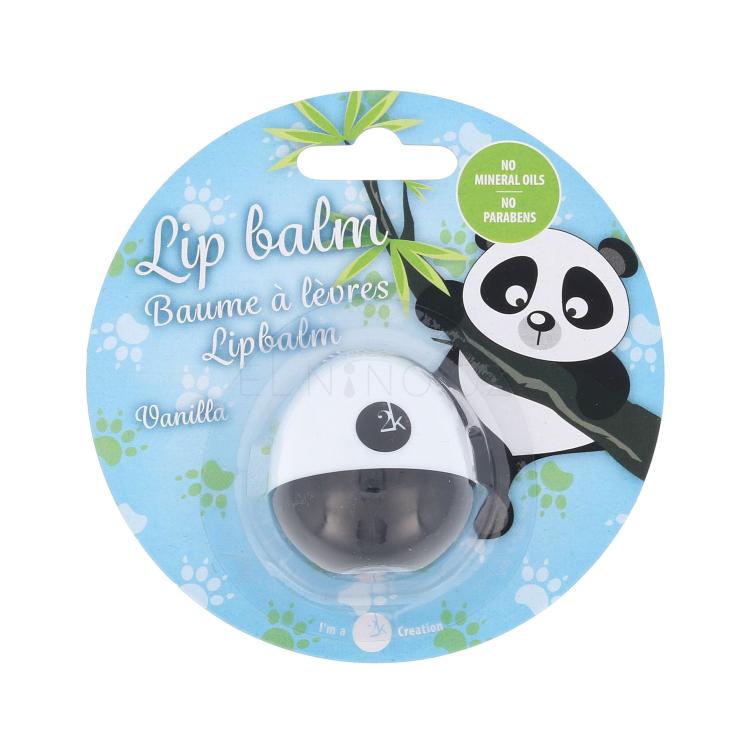 2K Animal Lip Balm Panda Balzám na rty pro ženy 11 g Odstín Vanilla
