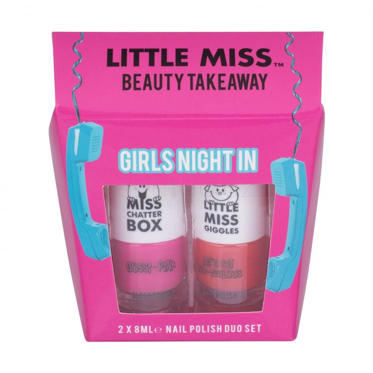 Little Miss Little Miss Beauty Takeaway Dárková kazeta lak na nehty 8 ml + lak na nehty 8 ml Let´s Get Red-iculous