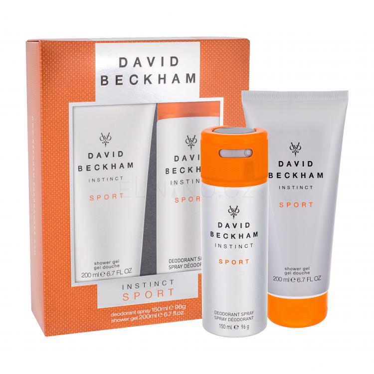 David Beckham Instinct Sport Dárková kazeta deodorant 150ml + sprchový gel 200ml