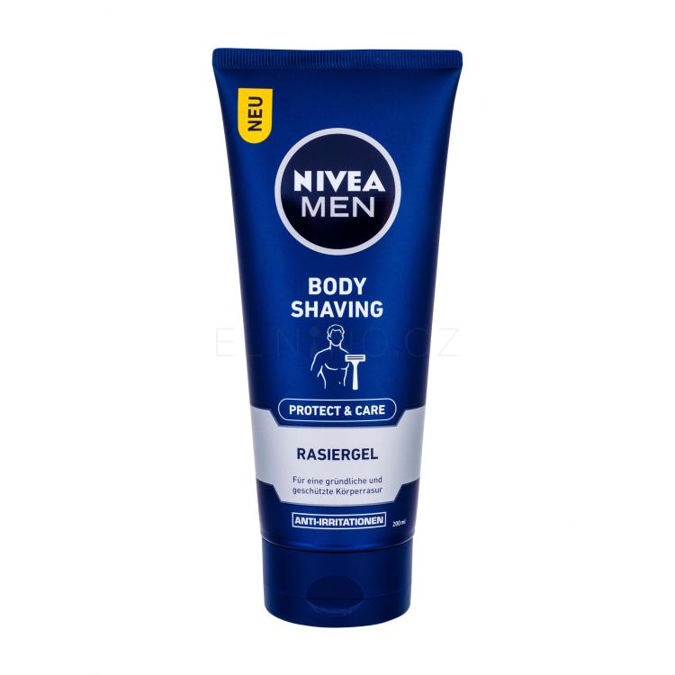 Nivea Men Protect &amp; Care Body Shaving Gel na holení pro muže 200 ml