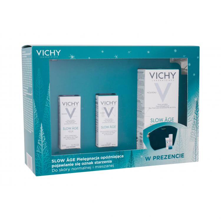 Vichy Slow Âge Daily Care SPF25 Dárková kazeta denní fluidní péče 50 ml + denní fluidní péče 15 ml + oční péče 3 ml + kosmetická taška 1 ks