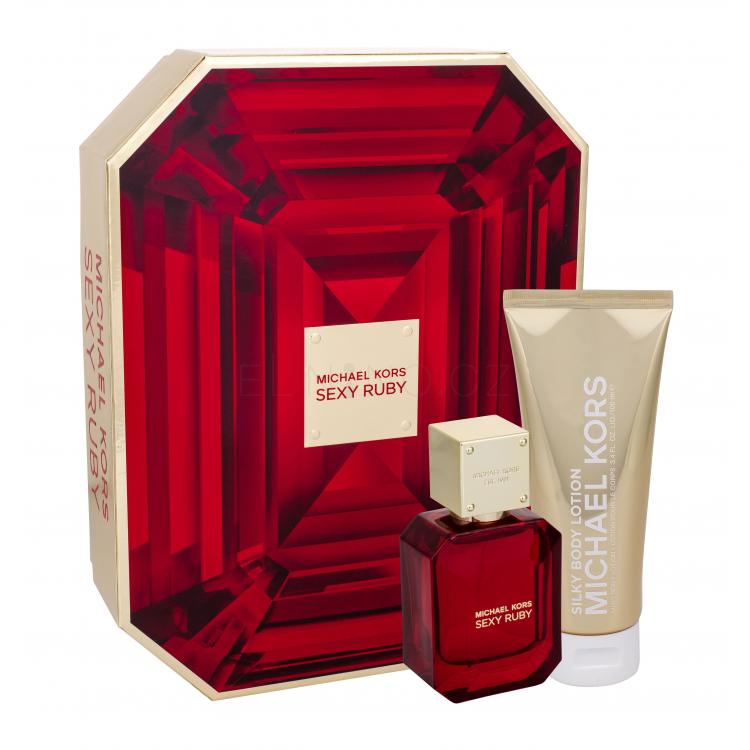 Michael Kors Sexy Ruby Dárková kazeta parfémovaná voda 50 ml + tělové mléko 100 ml