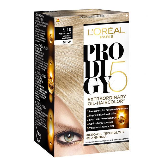 L&#039;Oréal Paris Prodigy Barva na vlasy pro ženy 1 ks Odstín 4.15 Sienna poškozená krabička
