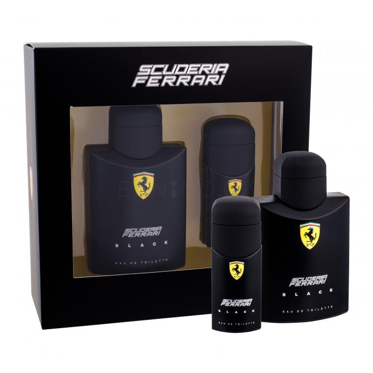 Ferrari Scuderia Ferrari Black Dárková kazeta toaletní voda 125 ml + toaletní voda 30 ml
