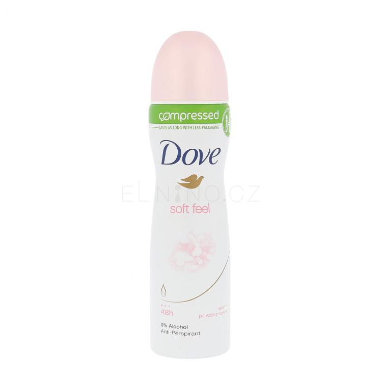 Dove Soft Feel 48h Antiperspirant pro ženy 75 ml