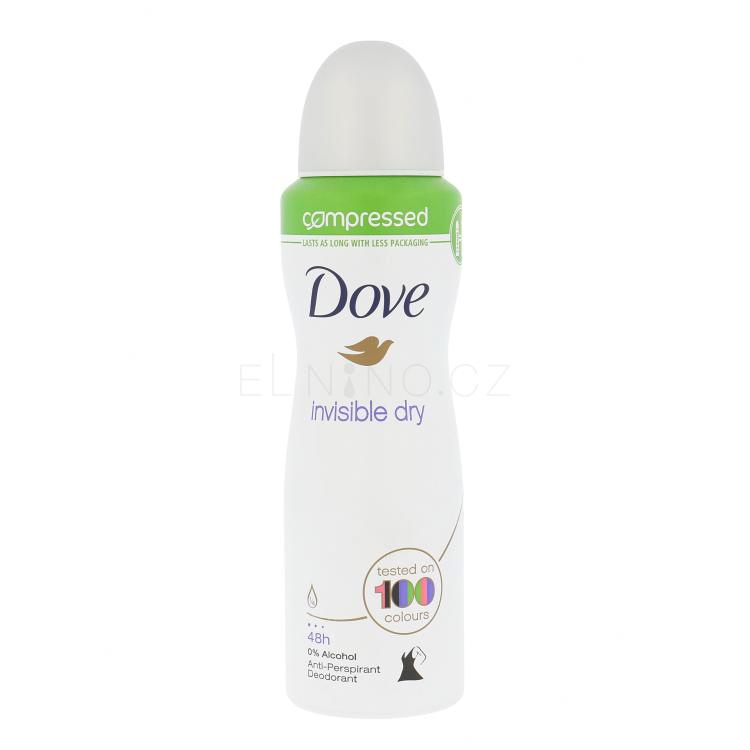 Dove Invisible Dry 48h Antiperspirant pro ženy 125 ml