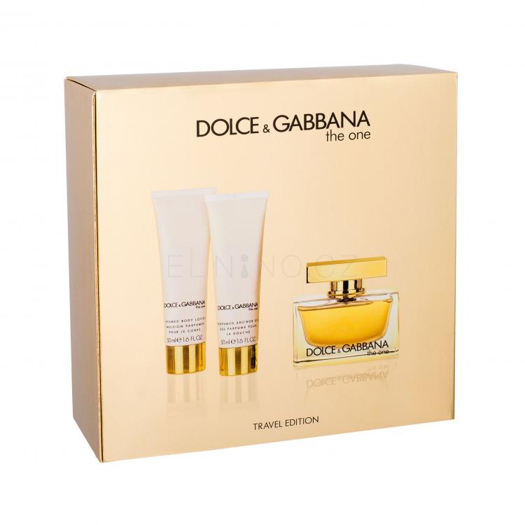 Dolce&amp;Gabbana The One Dárková kazeta parfémovaná voda 75 ml + tělové mléko 50 ml + sprchový gel 50 ml