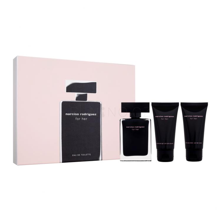 Narciso Rodriguez For Her Dárková kazeta toaletní voda 50 ml + tělové mléko 50 ml + sprchový gel 50 ml
