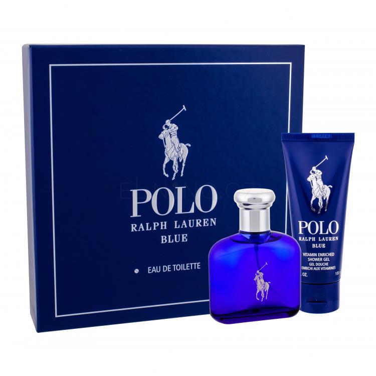 Ralph Lauren Polo Blue Dárková kazeta toaletní voda 75 ml + sprchový gel 100 ml