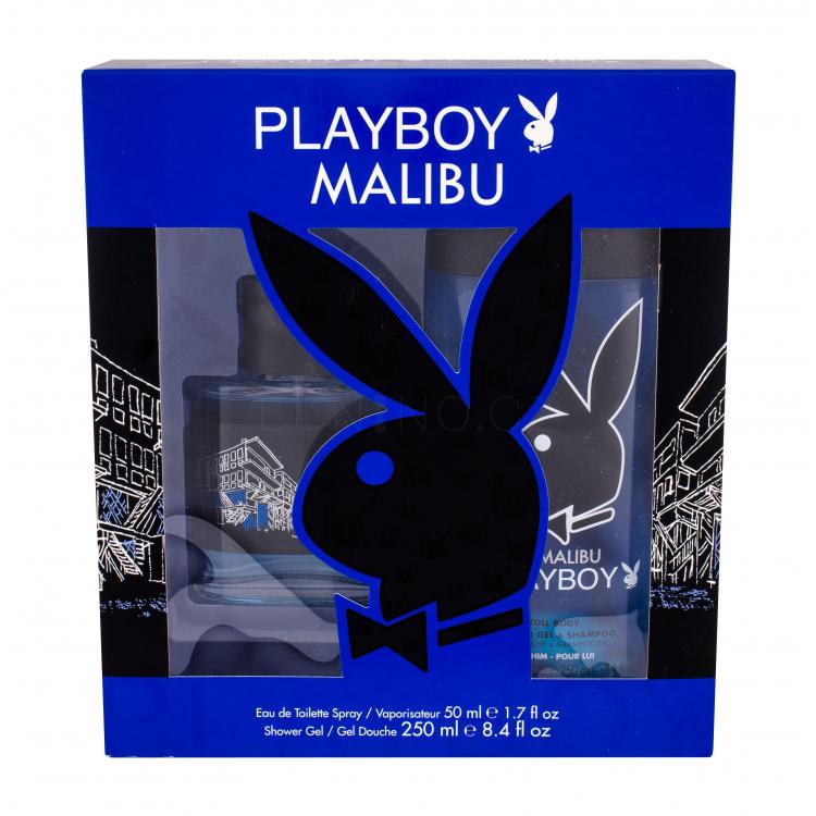 Playboy Malibu Dárková kazeta toaletní voda 50 ml + sprchový gel 250 ml