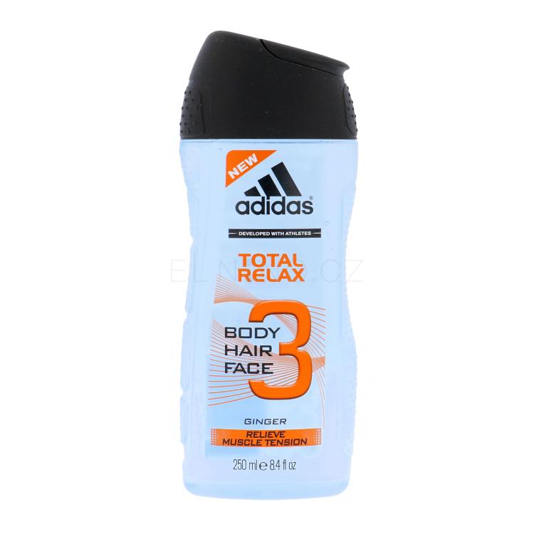 Adidas 3in1 Total Relax Sprchový gel pro muže 250 ml