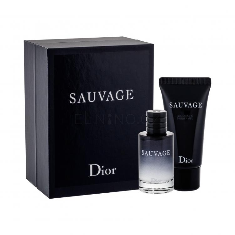 Christian Dior Sauvage Dárková kazeta toaletní voda 10 ml + sprchový gel 20 ml