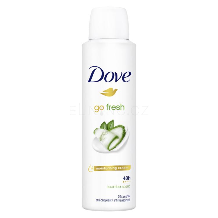 Dove Go Fresh Cucumber &amp; Green Tea 48h Antiperspirant pro ženy 150 ml