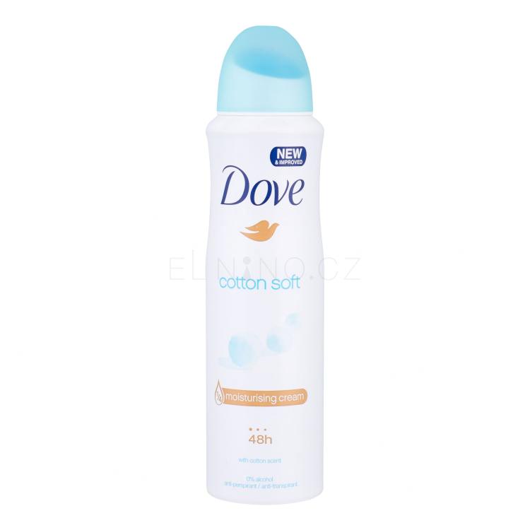 Dove Cotton Soft 48h Antiperspirant pro ženy 150 ml