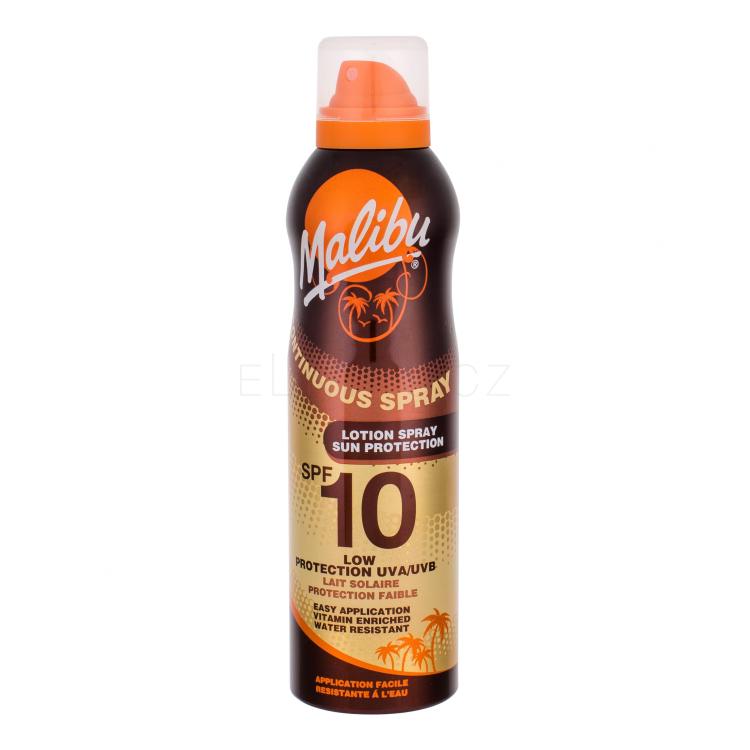 Malibu Continuous Spray SPF10 Opalovací přípravek na tělo 175 ml