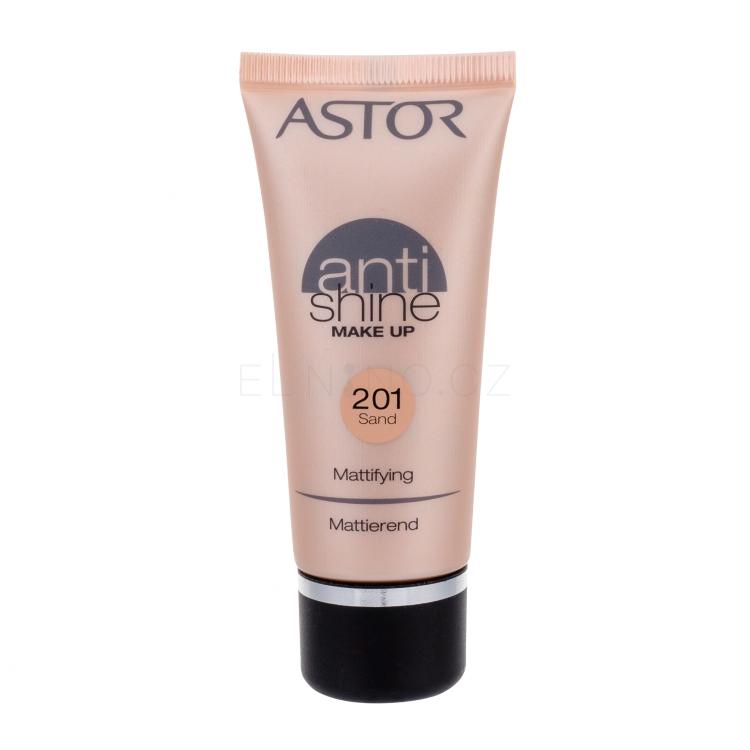 ASTOR Anti Shine Makeup Mattifying Make-up pro ženy 30 ml Odstín 201 Sand