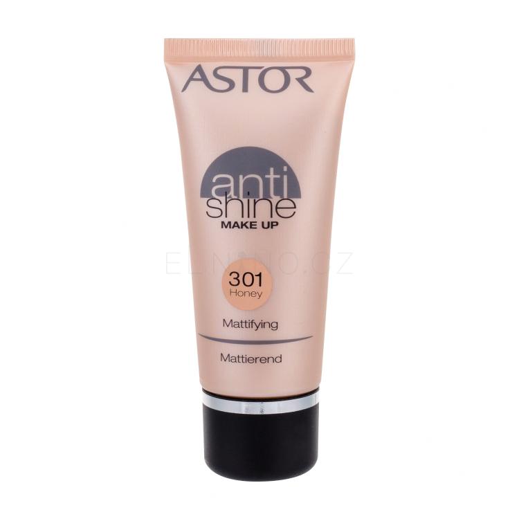 ASTOR Anti Shine Makeup Mattifying Make-up pro ženy 30 ml Odstín 301 Honey