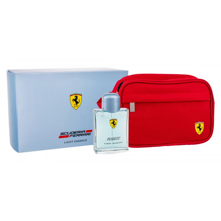 Ferrari Scuderia Ferrari Light Essence Dárková kazeta toaletní voda 125 ml + kosmetická taška poškozená krabička