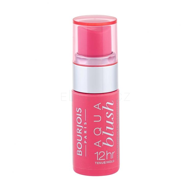 BOURJOIS Paris Aqua Blush 12hr Tvářenka pro ženy 10 ml Odstín 03 Pink Twice