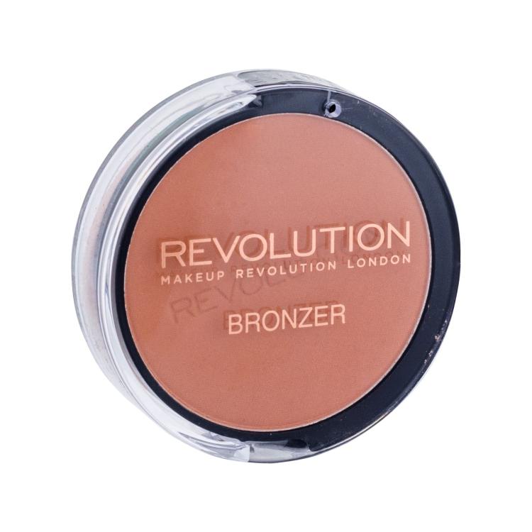 Makeup Revolution London Bronzer Bronzer pro ženy 7,5 g Odstín Bronzer Kiss